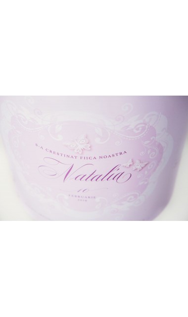 Trusou de botez brodat pentru fetite cu fluturasi, Butterfly Effect 21